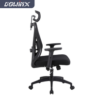 Chaises de bureau ergonomiques en gros, chaise de bureau grande taille avec réglage en hauteur, chaise en maille