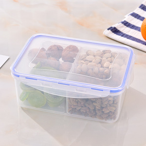 Mới Nhất Nhựa Thực Phẩm <span class=keywords><strong>Container</strong></span> Chia Lunchable <span class=keywords><strong>Container</strong></span> Với Nắp Đậy Tái Sử Dụng Sectioned 4 Ngăn Lưu Trữ Hộp - Product Image 1