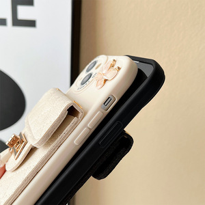 Ví đựng thẻ hình bướm đeo chéo dây xích lưng dành cho nữ, ốp điện thoại <span class=keywords><strong>iPhone</strong></span> 17, 16 Promax, 15 <span class=keywords><strong>Plus</strong></span>, 13, 12, 11, XR, X/XSMAX, 14 - Product Image 4