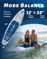 Vente en gros de planches de paddle gonflables en matériau Drop Stitch, planches de surf ITAOSTAR 12'x35"x6"