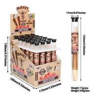 Cônes Warpper de chanvre personnalisables Honeypuff 110mm avec buse en bois quinze saveurs de fruits pour fumeurs accessoires chaîne de chanvre