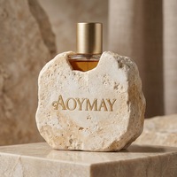 Flacon de parfum de luxe en verre OEM ODM 100 ml, logo personnalisé, impression sérigraphique personnalisable, pompe pulvérisatrice dorée, marque privée, niche