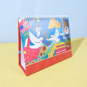 تقويم يومي وشهري وأسبوعي مخصص للجدار والمكتب مع طباعة على الصندوق وتجليد حلزوني - Product Image 5