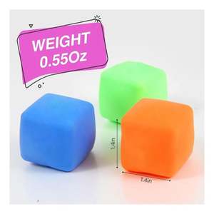 Wholesale TOYSRUNNER High Quality Eco-friendly TPR Fufu Squishy Pegajosos Sensory Play Anti-Anxiety Fidget Christmas Stress Toy - Product Image 2