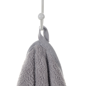 <span class=keywords><strong>Serviette</strong></span> de Bain Carrée de Luxe en Velours Corail Épais et Doux, Anti-Microbienne, <span class=keywords><strong>Séchage</strong></span> <span class=keywords><strong>Rapide</strong></span>, avec Logo Brodé Floral, Non-Pelucheuse - Product Image 5