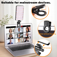 Lampe LED magnétique M20 RGB pour selfie, éclairage vidéo, lumière d'appareil photo, panneau lumineux portable pleine couleur, intensité réglable