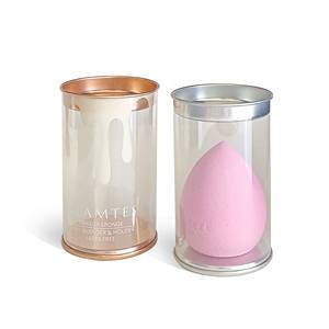 Tubo de Plástico <span class=keywords><strong>PET</strong></span> Reciclável Personalizado de Fábrica com Tampa de Metal ou Plástico, Recipientes Cilíndricos Transparentes para Embalagem de Cosméticos e Alimentos - Product Image 2