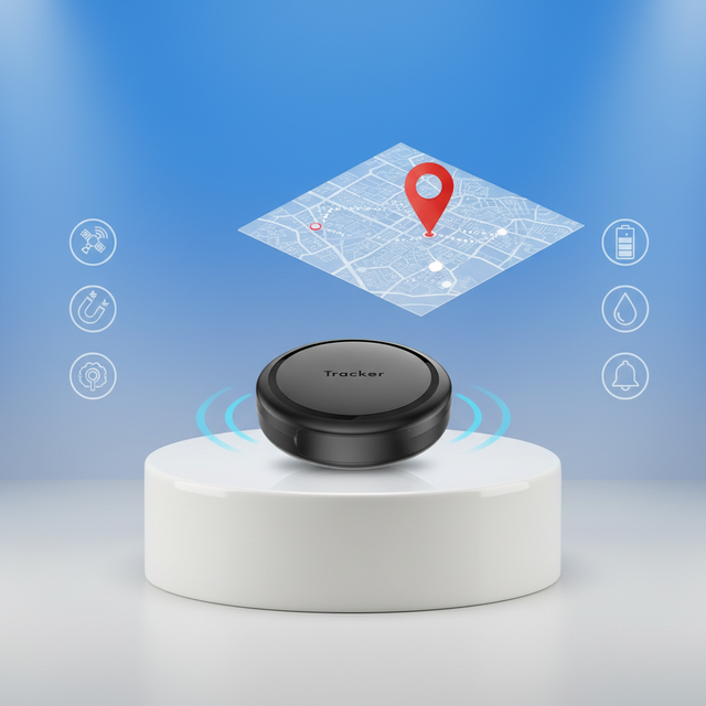 Real-Time GPS Tracker for Kids, Elderly and Pets with Magnetic Strength