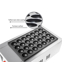 Moule à muffins électrique pour Takoyaki, w, fourneau à œufs, crevettes Commercial