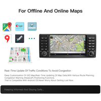 Autoradio Multimédia Lecteur Vidéo pour BMW E53 E39 Série 5 1995-2005 Stéréo GPS Wifi DSP Android Navigation Carplay