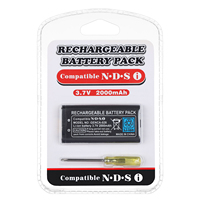 Batterie de remplacement rechargeable pour NDSi, 3.7V 2000mAh, batterie lithium-ion pour Nintendo Dsis NDSis