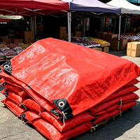 Bâche en tissu tissé HDPE en promotion, bâche en plastique PE