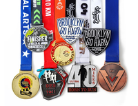 Vente en gros médaille de nickel design personnalisé votre LOGO sport médaille en métal 3D en alliage de zinc