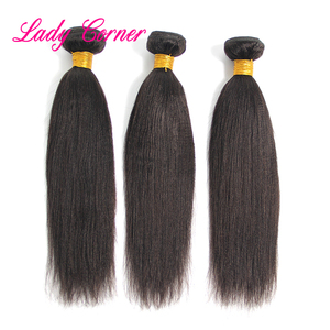 Con Người Tóc Ánh Sáng Yaki Bện Tóc Thẳng Dệt Bó Đóng Cửa, Brazil Lớp Biểu Bì Phù Hợp Nguyên Liệu Tóc Trinh Nữ Nhà Cung Cấp - Product Image 1