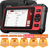 Scanner OBD2 professionnel pour système complet avec plus de 15 fonctions de réinitialisation spéciales et test actif pour tous les véhicules - DS410