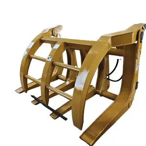 SANXAIN Hydraulic 5 Ton Front Wheel Loader LW500FN use wood grapple