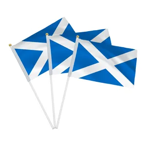 Wholesale Scotland Flag Scottish Small Stick Mini Hand Held Flags