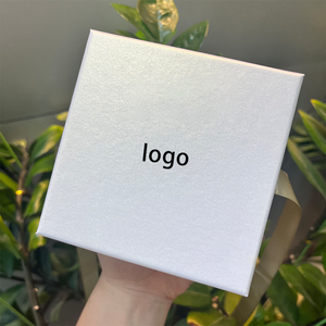 Boîte cadeau rigide en papier écologique, directement de l'usine, avec ruban satiné, logo personnalisé, couvercle et base de haute qualité pour bracelet - Product Image 5