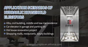 Desain modis 800kg 1000kg rumah Lift Villa traksi tanpa roda gigi Rumah penumpang Lift Gantry Lift Villa Lift - Product Image 2