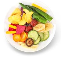 Gemengd Fruit Groenten Chips Hoge Kwaliteit Vegetbalen Snacks 10 Soorten Vacuüm Gefrituurde Gedroogde Knapperige Gemengde Fruitgroenten