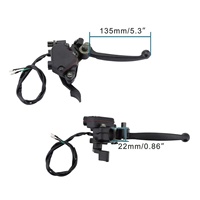 Accélérateur au pouce pour moto avec levier de frein double, ensemble de remplacement pour ATV Quad 50cc-250cc Roketa Taotao Sunl Kazuma