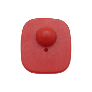 แท็กกันขโมยแบบแข็ง Red Square RF 8.2MHz EAS พร้อมเข็มสำหรับร้านค้าปลีกและร้านเสื้อผ้า - Product Image 1