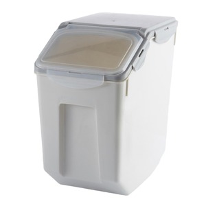 Japanese Style Kitchen Household Rice Bucket Plastic 10kg Capacity Rice Storage <b>Box</b> Moisture-Proof Thickened Flour Bin - Product Image 1