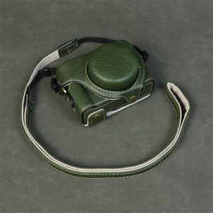 Nueva bolsa de transporte de cámara de cuero PU de cobertura completa con correa para el hombro Estuche para cámara para <span class=keywords><strong>Sony</strong></span> <span class=keywords><strong>ZV1</strong></span> - Product Image 3