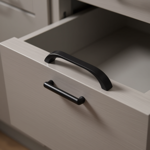 Tiradores de Muebles de Acero Inoxidable Curvos de 96mm Entre Agujeros para Gabinetes y Cajones de Cocina - Product Image 2