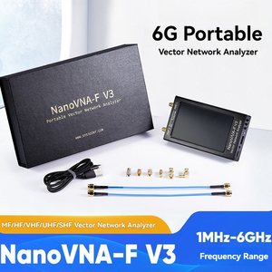 Analyseur <span class=keywords><strong>de</strong></span> réseau vectoriel portable haute précision VNA 1 MHz-6 GHz avec écran tactile IPS 4,3 pouces pour le test d'antennes, câbles et filtres - Product Image 1