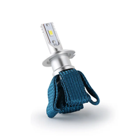 Led de phare de voiture sans ventilateur h7 h4 h11 ampoules de phare de voiture h15 avec cuivre rouge
