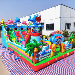 Commercial PVC Mechanical God <strong>of</strong> <strong>War</strong> Jumping Castle Bounce House Inflatable Bouncy Castle Slides Trampoline for Children - Product Image 3