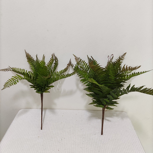 Gran oferta, plantas de arbusto de helecho persa realista, vegetación Artificial verde, hojas de imitación de gran tamaño para decoración de pared - Product Image 6