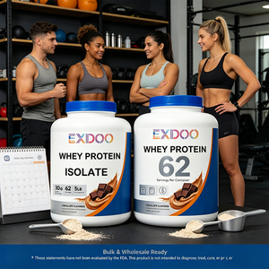 Isolat de protéines de lactosérum 5 lb 62 portions 30 g de protéines par portion Soutient la fonction musculaire et nerveuse Faible teneur en sucre - Product Image 3