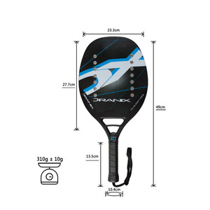 <strong>China</strong> Custom EVA Foam Core Graphite Carbon Beach Tennis <strong>Racket</strong> <strong>Paddle</strong> Manufacturer Factory <strong>Supplier</strong> - Product Image 2