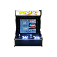 Jeu d'arcade de combat pour 2 joueurs, borne d'arcade de comptoir, machine de jeu vidéo rétro avec écran de 19 pouces pour le divertissement à domicile