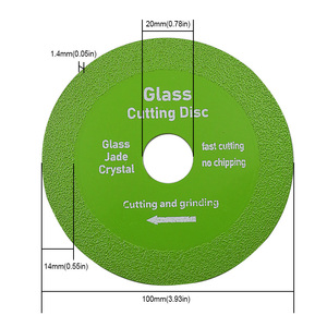 Disque de coupe en verre 100 mm ultra-fin, lame de scie pour jade, cristal, bouteilles de vin, meulage, chanfreinage, disque de coupe pour verre - Product Image 5