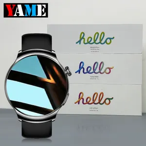 Jam tangan pintar Hello watch 3 plus H13 mini pro + ultra + series 9 pk hello3 + H12 pro + mini Qifit app jam tangan pintar 2024