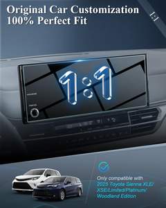 Protector de Pantalla para <span class=keywords><strong>Toyota</strong></span> <span class=keywords><strong>Sienna</strong></span> 2025 2026, 12.3 Pulgadas, Vidrio Templado 9H HD, Accesorios para Pantalla Táctil - Product Image 5