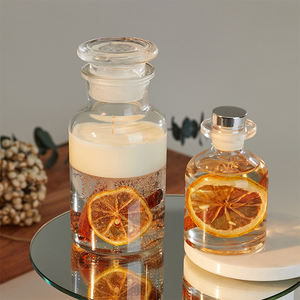 <span class=keywords><strong>Bougie</strong></span> parfumée en cire de soja à base de fleurs séchées de luxe, vente en gros, coffret de bougies parfumées de Noël - Product Image 3