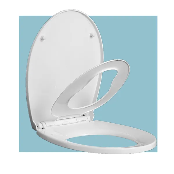 Penjualan terlaris PP penutup lembut bulat 2 in 1 Kinder Toilet kursi dan tutup Built In Potty Seat