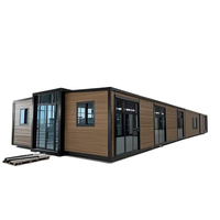 Maison conteneur mobile moderne à installation rapide, extensible, économique, livrée emballée, structure pliable