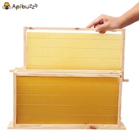 Langs troth Deep Waxed Wood Bee Hive Rahmen mit Wired Beeswax Foundation Imkerei ausrüstung Imkerei-Werkzeug versorgung Api cultura