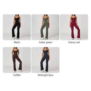 Ensemble de yoga pour femme avec logo personnalisé, veste de sport et pantalon évasé à séchage rapide, vêtements de sport - Product Image 5