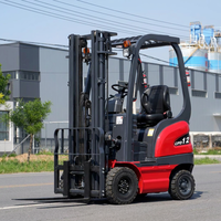 Chariot élévateur électrique contrepoids de 1,2 tonne, hauteur de levage de 4500 mm, fourches de 1220 x 125 x 50 mm