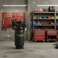 Compresseur d'air électrique vertical à une seule étape de 80 gallons, 7,5 CV, pompe en fonte à 2 cylindres, 140 PSI maximum, durable
