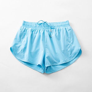 Women's Summer Sports Shorts Quick-Dry Breathable Outdoor Running Yoga Shorts Two-Piece Anti-Exposure Solid - Product Image 6