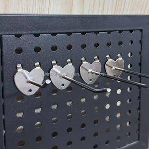 Hot Sale Free Samples Metal <b>Chrome</b> Pegboard <b>Hook</b>/ Price Tag Wire Display <b>Hooks</b> - Product Image 2
