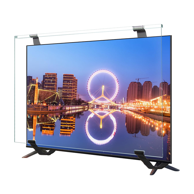 Wholesale 32 42 46 48 50 52 55 58 60in Eye protection Anti Uv Tv Screen Protector Removable Anti-shock Acrylic Tv Screen Panels