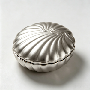 Custom Shaped Metal <b>Perfume</b> <b>Container</b> & Balm Box Embossed Pattern Made Stainless Steel/Aluminum/Brass Per Your Design Drawing - Product Image 1